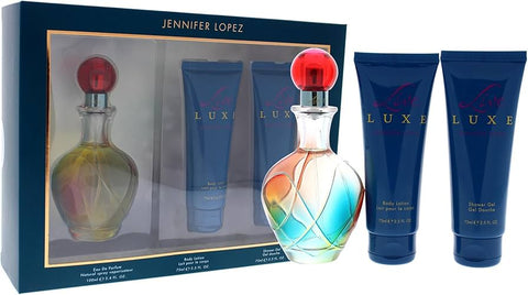 Jlo Live Luxe Set 3.4oz EDP & 2.5oz BL & 2.5oz SG