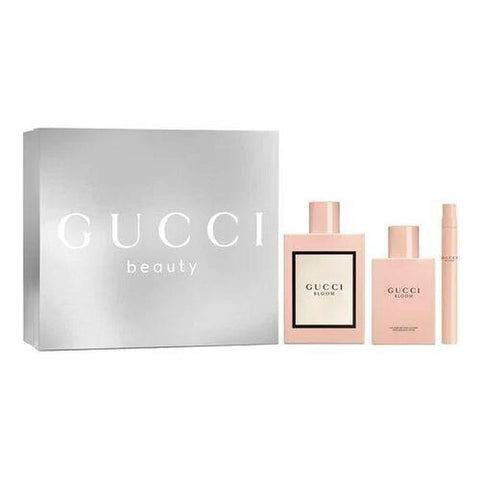 Gucci Bloom Gift Set 3.3oz EDP & 3.3oz Body Lotion & .33oz EDP