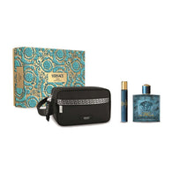 Versace Eros Men Set 3.4oz EDT & 0.3oz EDT & Pouch