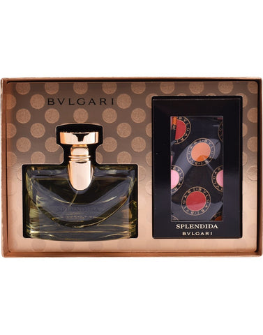 Bvlgari Splendida Iris D'or for Women 3.4oz EDP & Scarf