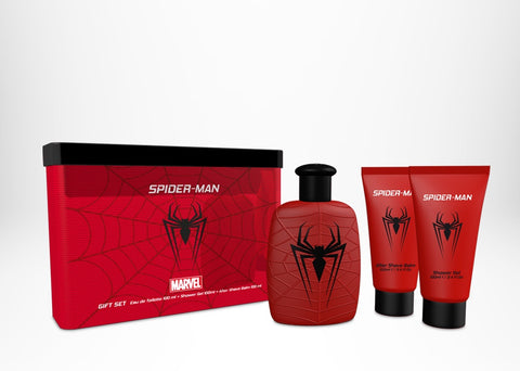 Marvel Spiderman Set 3.4oz EDT & 3.4 SG & 3.4 ASB