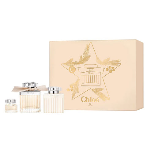 Chloe Eau Set BL de Women 3.4oz EDP Parfum & – Mini 2.5oz AuraFragrance EDP .5oz &