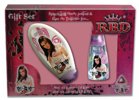 REBELDE LUPITA 2PC GIFT SET 1.7FL.OZ.EAU DE TOILETTE + 4 FL.OZ SPARKING BODY LOTION - Aura Fragrances