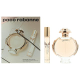 Olympea Paco Rabanne for Women 2.7oz + .68oz Travel Set