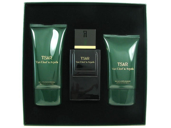 Tsar by Van Cleef Arpels EDT 3.4Oz A. Shave 3.3Oz Shampoo 5.0